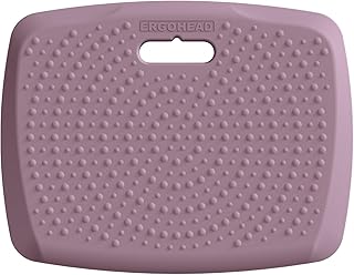 3/4 inch Thick Premium Anti Fatigue Mat with Massage Points, Ideal Standing Pad for Office &amp; Home, Perfect Standing Desk Mat with Handle, Comfort Kitchen Floor Mat (Purple, 17" x 22")